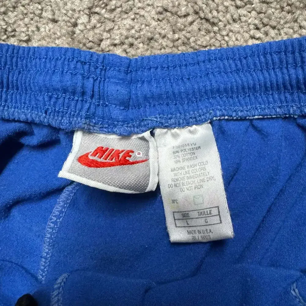 Vintage Nike Royal Blue Athletic Sweatshorts with Embroidered Logo